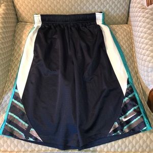 Nike Navy with teal camo shorts